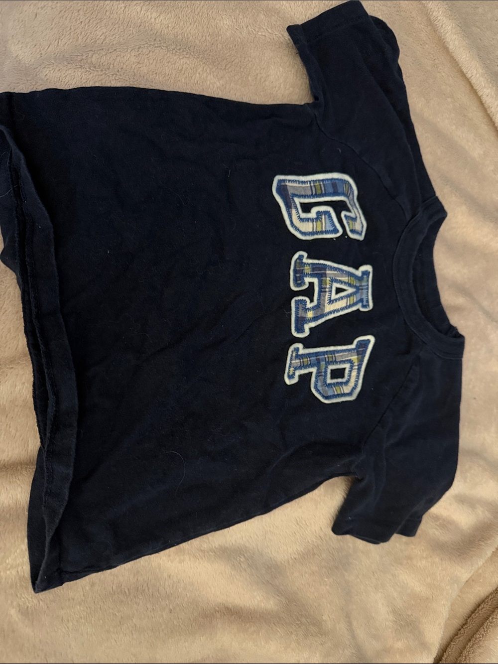 5/$25 GAP Navy Logo Short Sleeve Tee